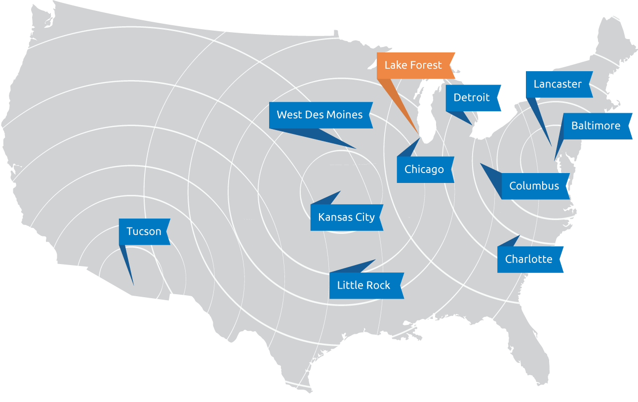 CoreSource locations